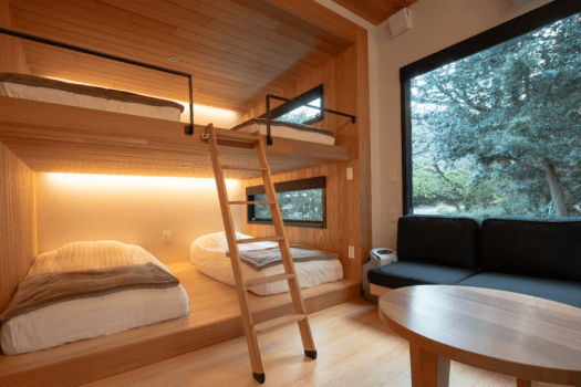 The Valley【Tiny Baseのフラッグシップ !唯一焚き火可能〈最大収容人数：8名様〉】