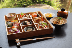 日帰りプランのコース料理「九つ膳」