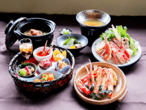 かにづくし花籠膳1　イメージ画像