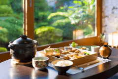 【１泊朝付】温泉浸りの滞在｜朝食付き