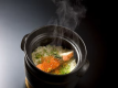三朝荘名物の土窯ごはん