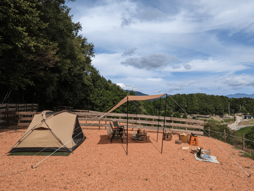 【3/31までにご利用のお客様に薪1束プレゼント！】星空 パノラマ キャンプエリア プラン