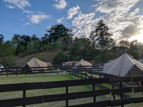 キャンプイズム　HANANOKI AUTO CAMP AREA スタンダードプラン【ペット可】