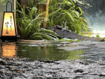 半露天ぬるま湯ジャグジー