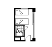 コンパクトツイン間取り図
