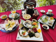 NEW！「日帰り温泉休憩5Hｘ昼食付き」　さざ波会席ランチ　5時間休憩プラン（10：30～15：30） 温泉大浴場14：30～開放