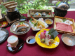 贅沢な【0泊2食】日帰り温泉休憩【バレルサウナ半露天風呂貸切90分確約+貸切温泉入り放題付＆ランチは部屋食で、ディナーは個室で＆和洋室休憩付（10:30-22:00まで）】温泉大浴場14：30～開放