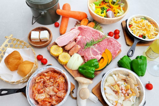 【1泊2食付き】仲間や家族みんなと♪カジュアルBBQプラン~国産牛ステーキやトマトとチーズのアヒージョを堪能~