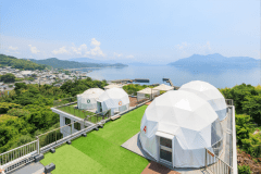 【ドーム４棟を貸切】屋上グランピング丸ごと貸切【2名～18名貸切可能】