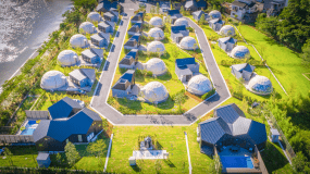 【純住宿≪simple stay≫／圓頂帳篷／每位計價】歡迎自備食材來館，享受自由自在的住宿體驗 ～GLAMP DOME 千葉富津～