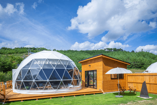 Garden Dome with Sauna / 4 beds