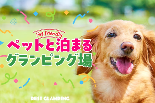 🐾愛犬とグランピング🐾初めてのペット旅行も安心！愛犬と一緒に自然を楽しむ～ドッグフレンドリープラン～REST GLAMPING