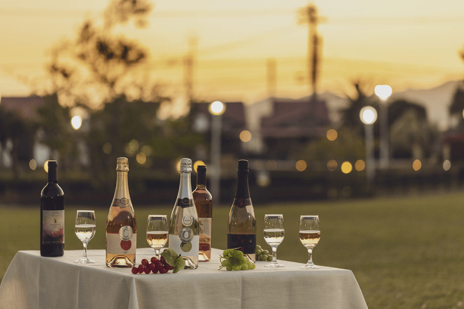 【五島ワイナリー】自社ワイナリーを併設しております。旅先の想い出のひと品としてもぜひご賞味下さい。