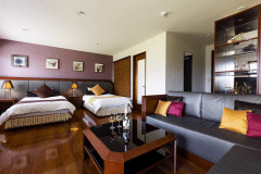 ◆DXツイン-ジュニアスイート◆ミニバー特典付◆36平米/バス付　リゾート感漂う空間でごゆっくり。