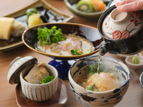 お刺身のままでも美味しい瀬戸内海産の「鯛」の旨味を贅沢に【鯛茶漬け】で♪ お刺身のままでも美味しい瀬戸内海産の「鯛」の旨味を贅沢に【鯛茶漬け】で♪