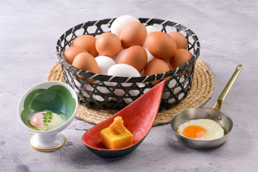 【朝食】奥久慈卵料理