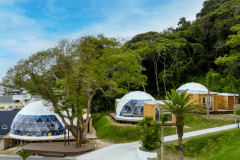 【素泊まり/食事選択自由】海が見えるプールやサウナも楽しめるリゾートグランピングステイプラン