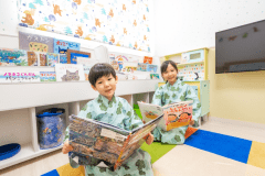 キッズルーム　絵本も充実