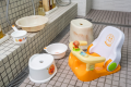 お子様洗面セットは男性湯・女性湯とも備えています。