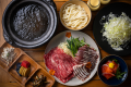 【1泊2食/近江牛と近江鴨のしゃぶしゃぶ】日本三大和牛・近江牛とブランド鴨・近江鴨のしゃぶしゃぶ、安土葱をはじめとする地場産野菜などもたっぷりのしゃぶしゃぶコース