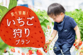 【いちご狩り／プレミアムBBQ】季節限定いちご狩りプラン！（1泊2食付き+翌日のアクティビティ）