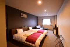 スーペリアツイン　ソファーベッドを使用すると3名様での宿泊も可能です
