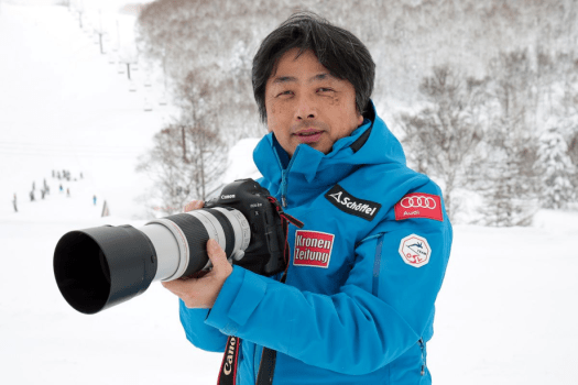 当館オーナー 兼 志賀高原フォトグラファーズセンター長、佐藤秀信