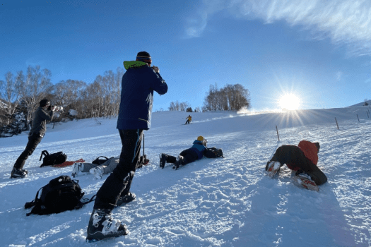 【スキー写真撮影講座】迫力あるスキー写真の撮影をご指導いたします