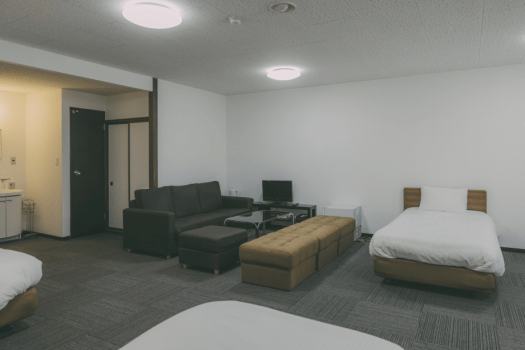 Western Room with 5 single beds - Toilet only