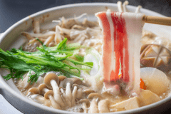 【冬季限定プラン⛄】脂身が甘くておいしいと好評の「出雲豚」をしゃぶしゃぶで！天然温泉で癒しのひととき★