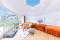【ペット可・WOOODSドーム】4Bed・28㎡<Orange>ドーム型テント(シングルベッド4台) 【ペット可・WOOODSドーム】4Bed・28㎡<Orange>ドーム型テント(シングルベッド4台)
