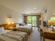 【スタンダードツイン】ゆったりとした時間が流れるベッドルーム