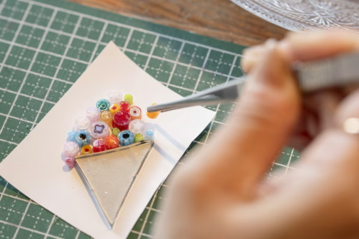 *【周辺散策】ROSEGLASSGALLERYでガラス工作体験