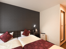 *【ハリウッドツインルーム】シングルベッド2台を隙間なく並べたハリウッドツインタイプ