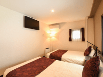 *【スモールツイン】小さめのお部屋だからこそ落ち着く、ベッドが二つ並んだツインのお部屋