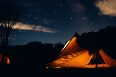 【テントサイト】宿泊