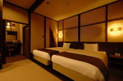 Suite room with an open-air hot spring bath 〈INAKA Suite〉 (Main Building) Suite room with an open-air hot spring bath 〈INAKA Suite〉 (Main Building)