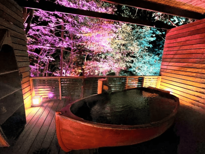 当館最高峰　極懐石+日本でも類を見ない貸し切り露天風呂からご観覧頂くイルミネーションショー確約！！