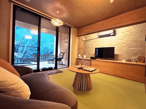 ☆新客室誕生☆「蒼天」「蒼翠」「蒼禅」！【金色泉露天風呂スイート 】