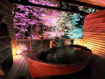 当館最高峰　極懐石+日本初の貸し切り露天風呂に浸かりながらご観覧頂くイルミネーションショー確約！！