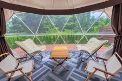 【Quad-クアッド-】4ベッド・直径6ｍドーム型テント〔R6〕