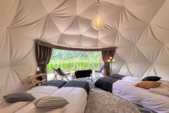 【Quad-クアッド-】4ベッド・直径6ｍドーム型テント〔R5〕