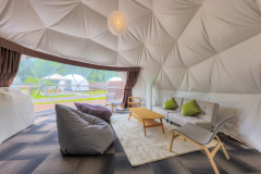 【Japandi-ジャパンディ-】1EXベッド・直径6ｍドーム型テント〔R3〕