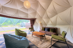 【Japandi-ジャパンディ-】1EXベッド・直径6ｍドーム型テント〔R2〕