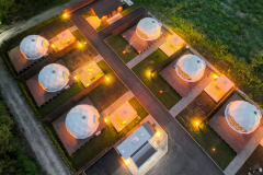 【Quad-クアッド-】4ベッド・直径6ｍドーム型テント〔R6〕