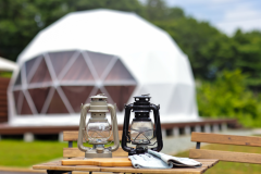 【Japandi-ジャパンディ-】1EXベッド・直径6ｍドーム型テント〔R3〕