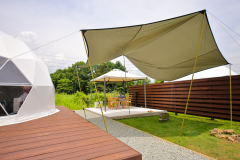 【Japandi-ジャパンディ-】1EXベッド・直径6ｍドーム型テント〔R3〕