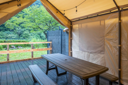 【BBQ器材レンタル付】良質な天然温泉と大自然の中のグランピングを満喫♪ 気まぐれな素泊まりプラン