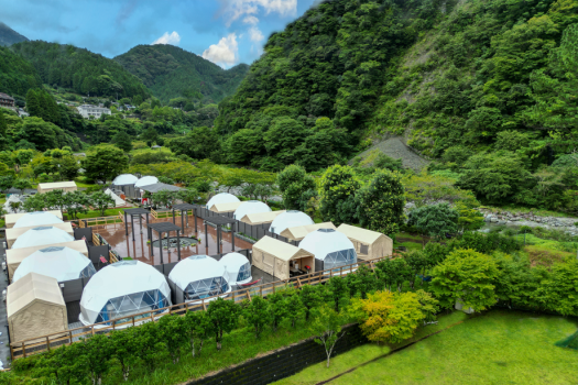 【BBQ器材レンタル付】良質な天然温泉と大自然の中のグランピングを満喫♪ 気まぐれな素泊まりプラン