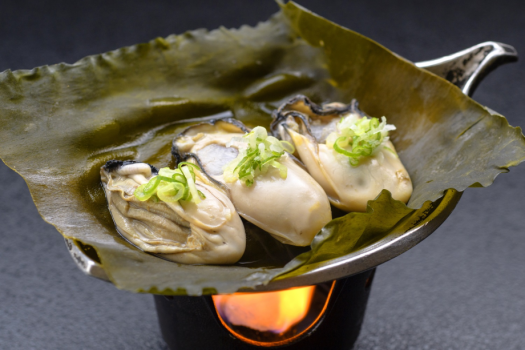 『牡蠣の松前焼き』付プラン～昆布の旨みとプリプリ食感～